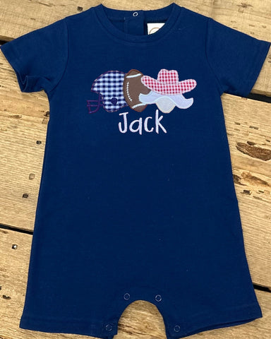 Jack Ole Miss Romper