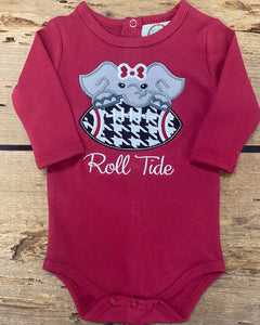 Roll Tide Long Sleeve Onesie