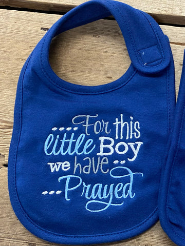 We Have Prayed Baby Bib