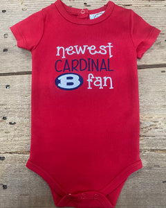 Cardinal Fan Onesie