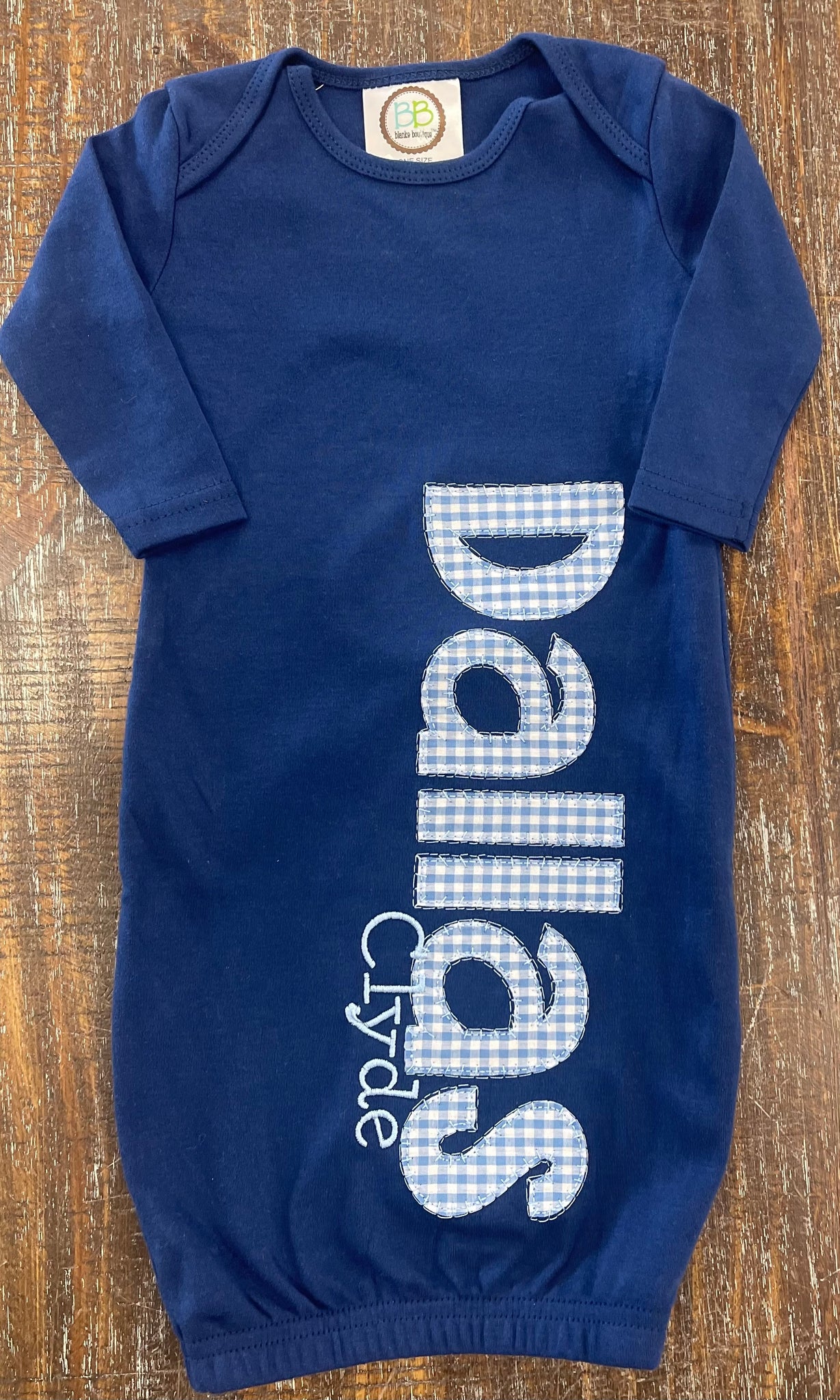 Dallas Clyde Baby Gown