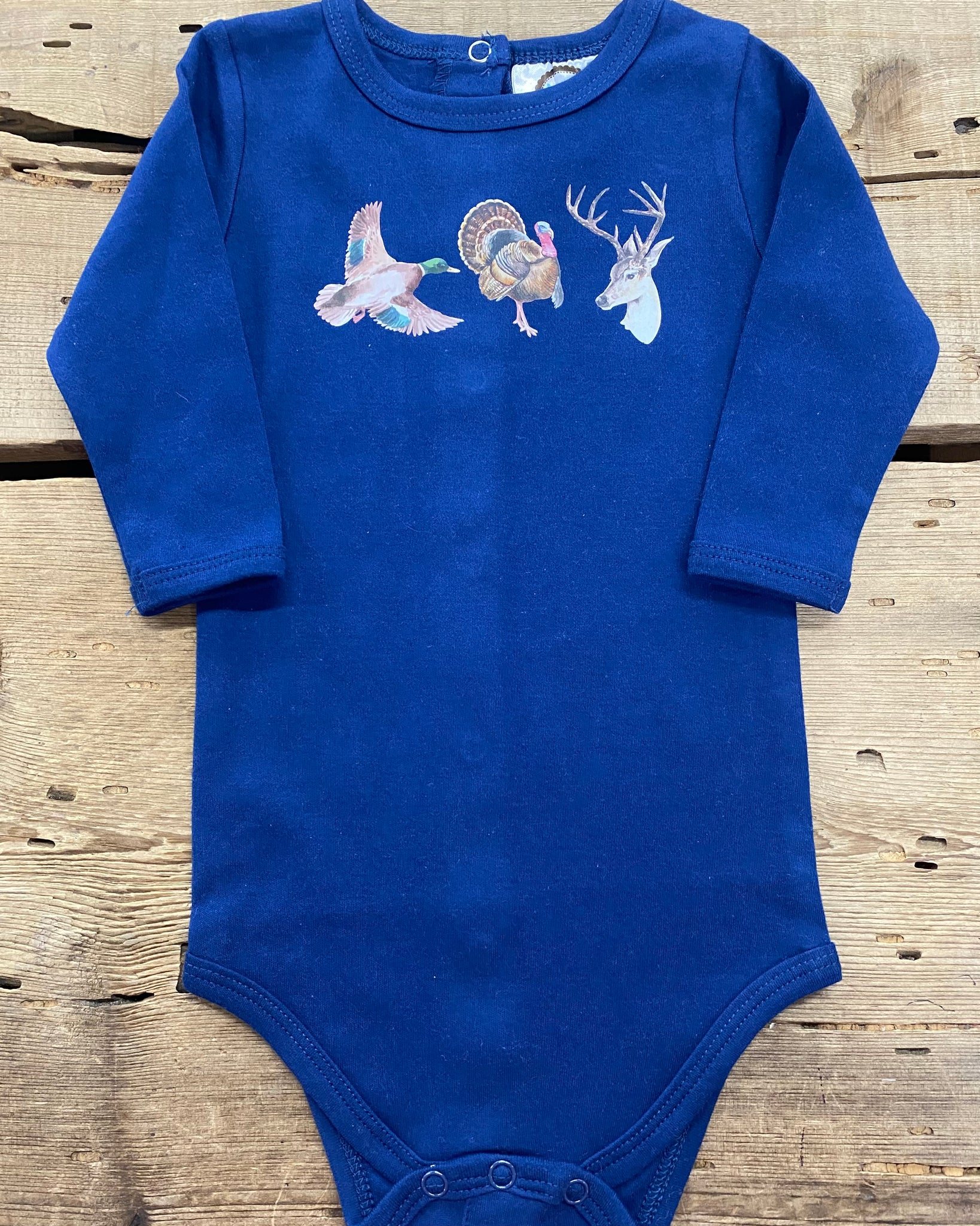 Hunting Long Sleeve Onesie