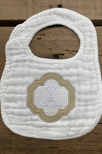 Initial Baby Bib