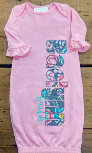 Raelynn Faith Baby Gown