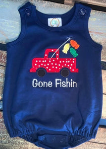 Gone Fishin Truck Bubble