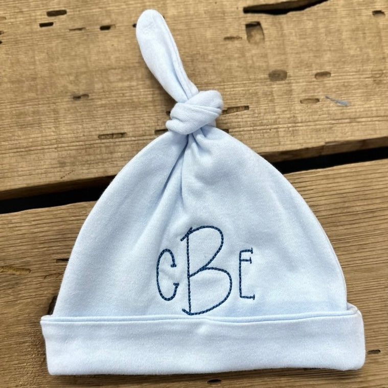 Monogram Knot Cap