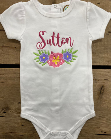 Sutton Floral Onesie