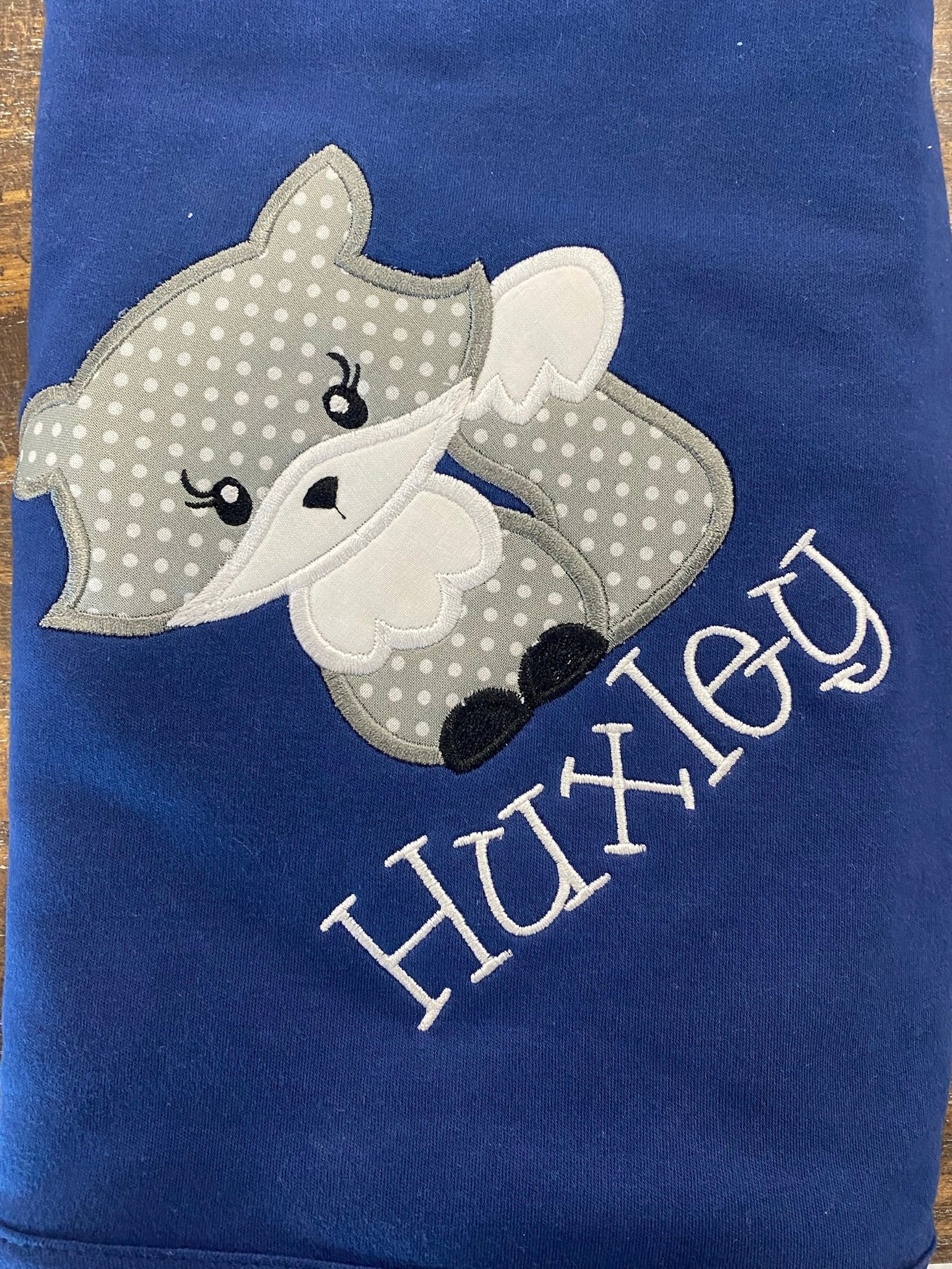 Huxley Fox Baby Blanket