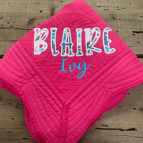 Blaire Ivy Baby Quilt