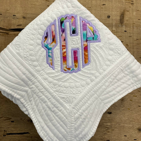 Monogram Baby Quilt