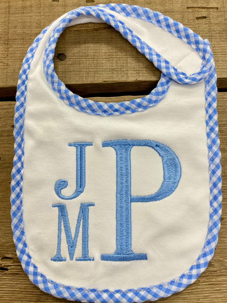 Monogram Baby Bib