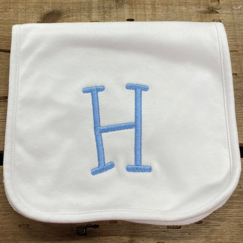 Initial Baby Burp Cloth