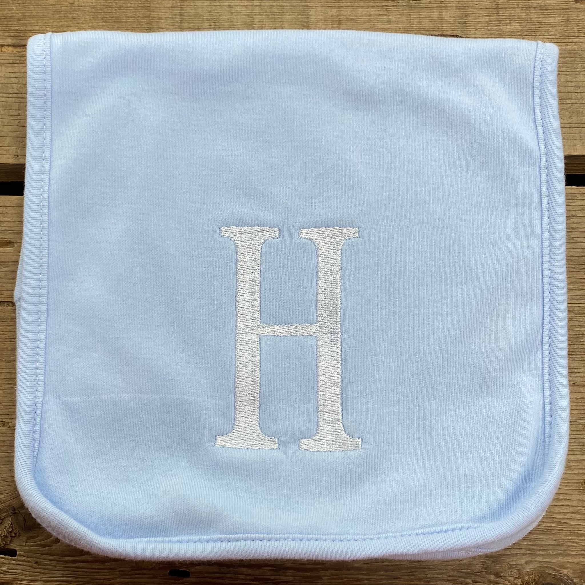 Initial Baby Burp Cloth