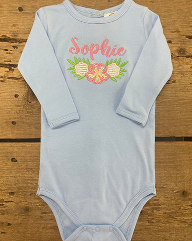 Floral Sophie Long Sleeve Onesie