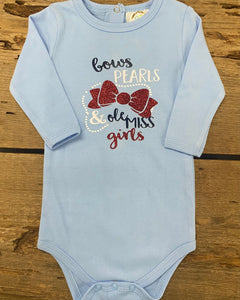 Ole Miss Long Sleeve Onesie