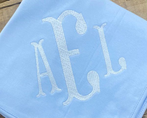 Monogram Baby Blanket