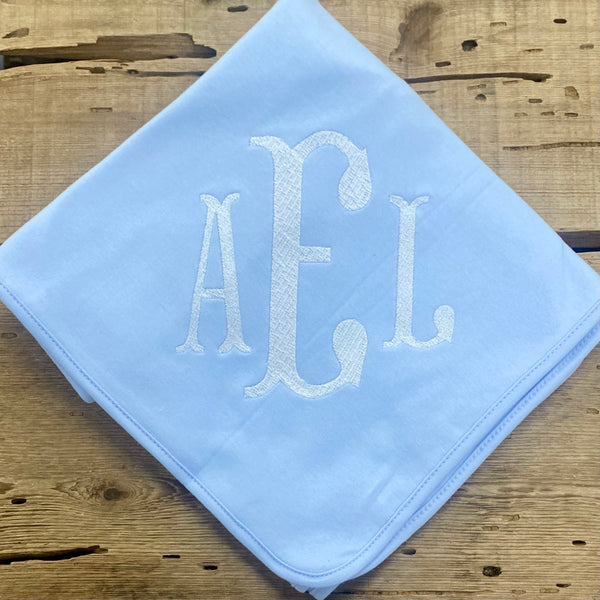 Monogram Baby Blanket