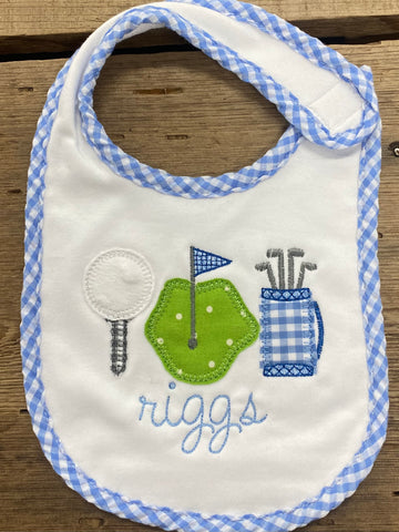 Riggs Golf Baby Bib