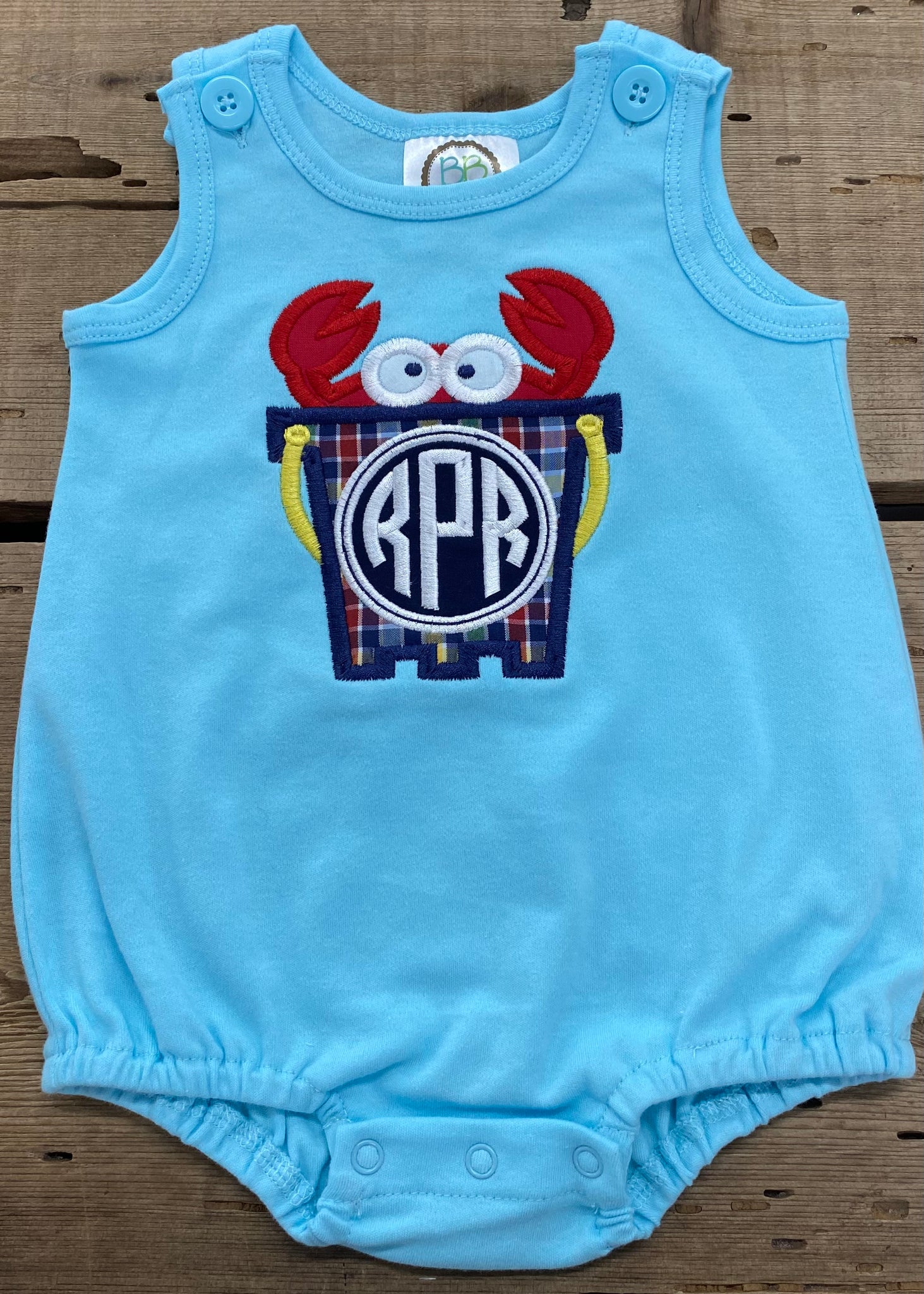 Crab Monogram Bubble