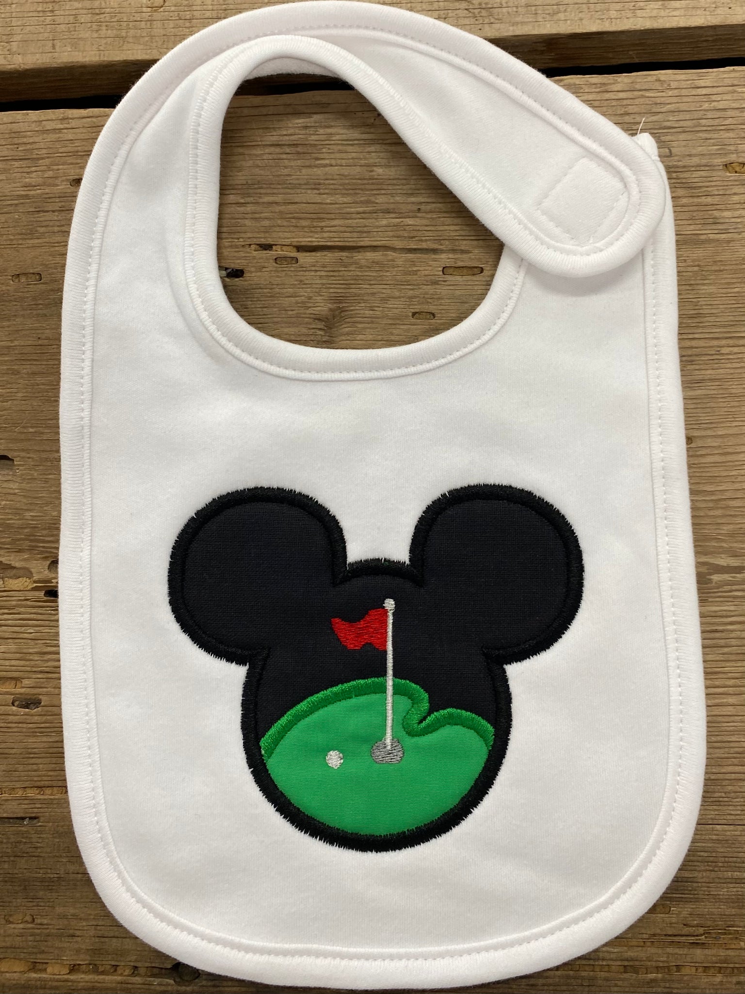 Mickey Golf Baby Bib