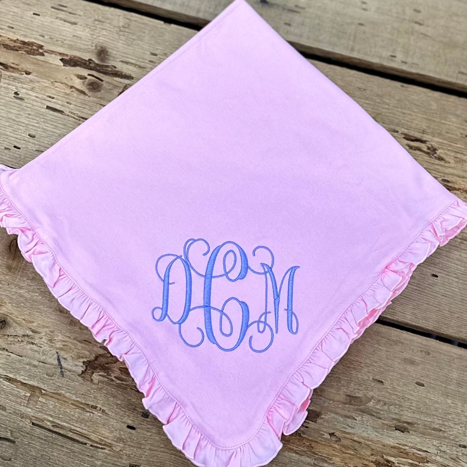 Monogram Baby Blanket