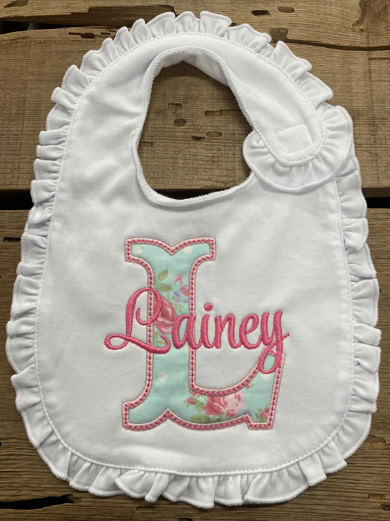 Lainey Ruffle Baby Bib