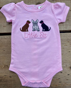 Little Sis Dog Onesie