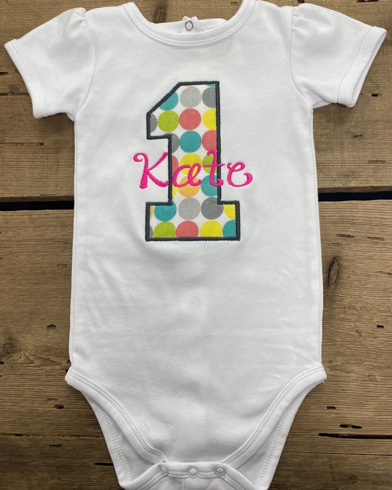 Kate 1st Birthday Onesie