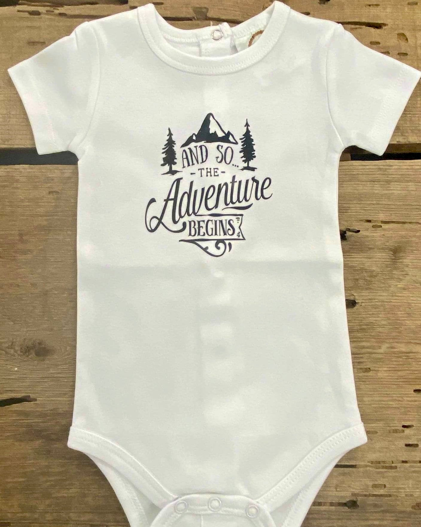 Adventure Begins Onesie