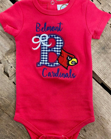 Belmont Cardinals Onesie