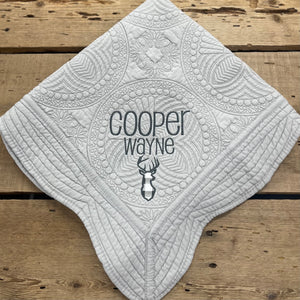 Cooper Wayne Deer Baby Quilt