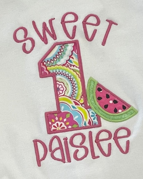 Sweet One Birthday Onesie