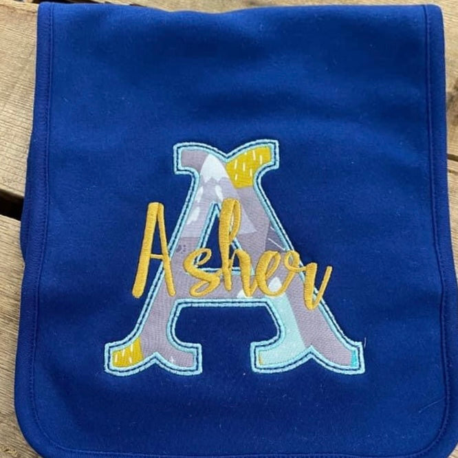 Asher Baby Burp Cloth