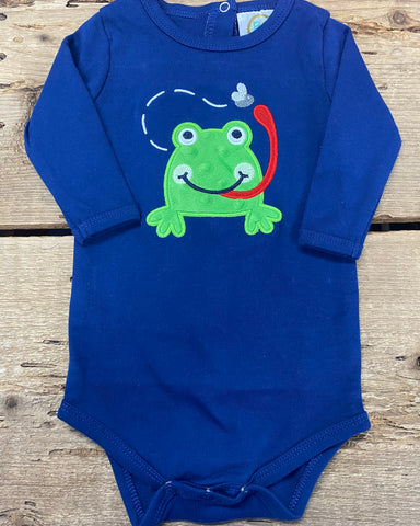 Frog Long Sleeve Onesie