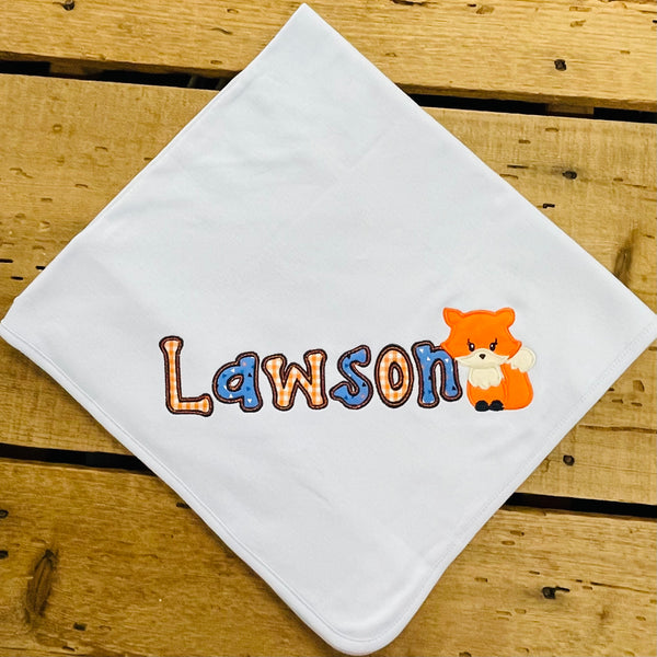 Lawson Fox Baby Blanket