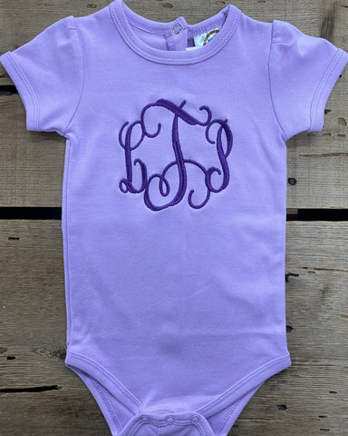 Monogram Onesie