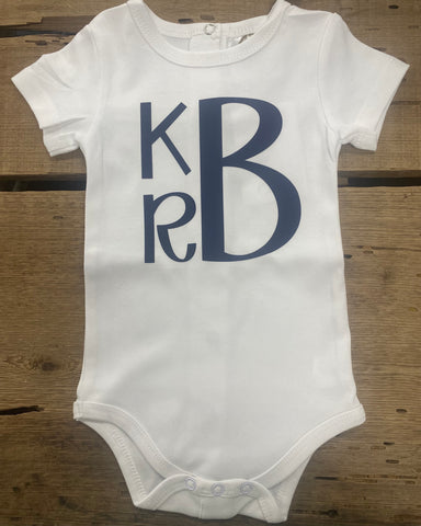 Monogram Onesie