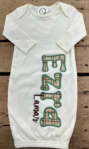 Ezra Lamar Baby Gown