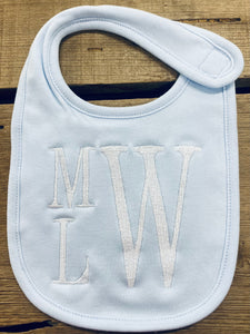 Monogram Baby Bib