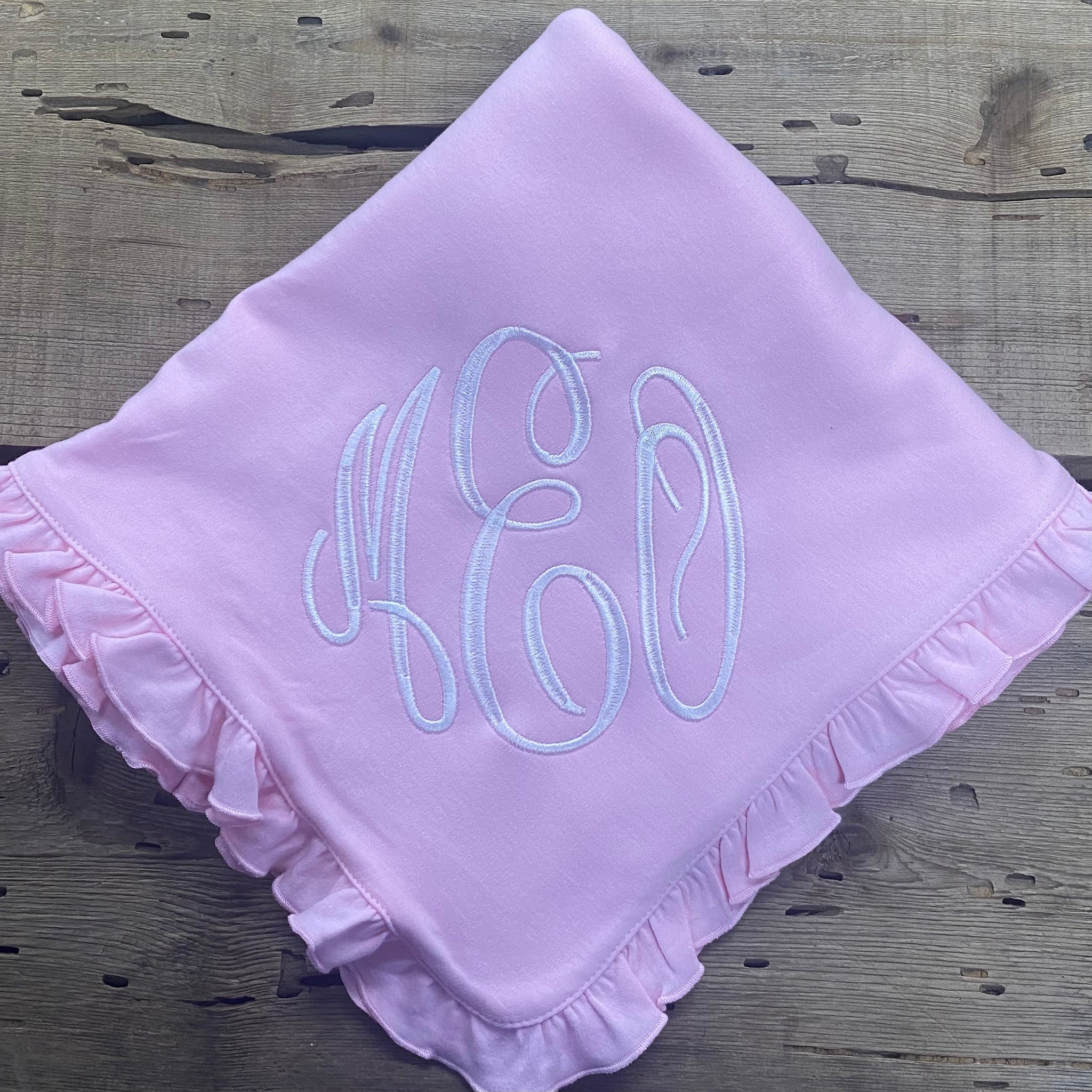 Monogram Baby Blanket