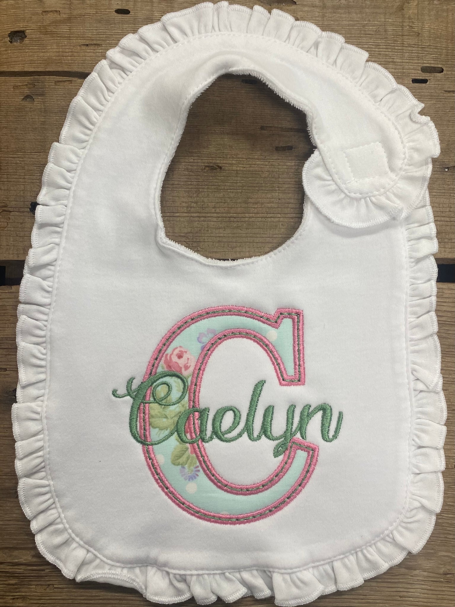 Caelyn Ruffle Baby Bib