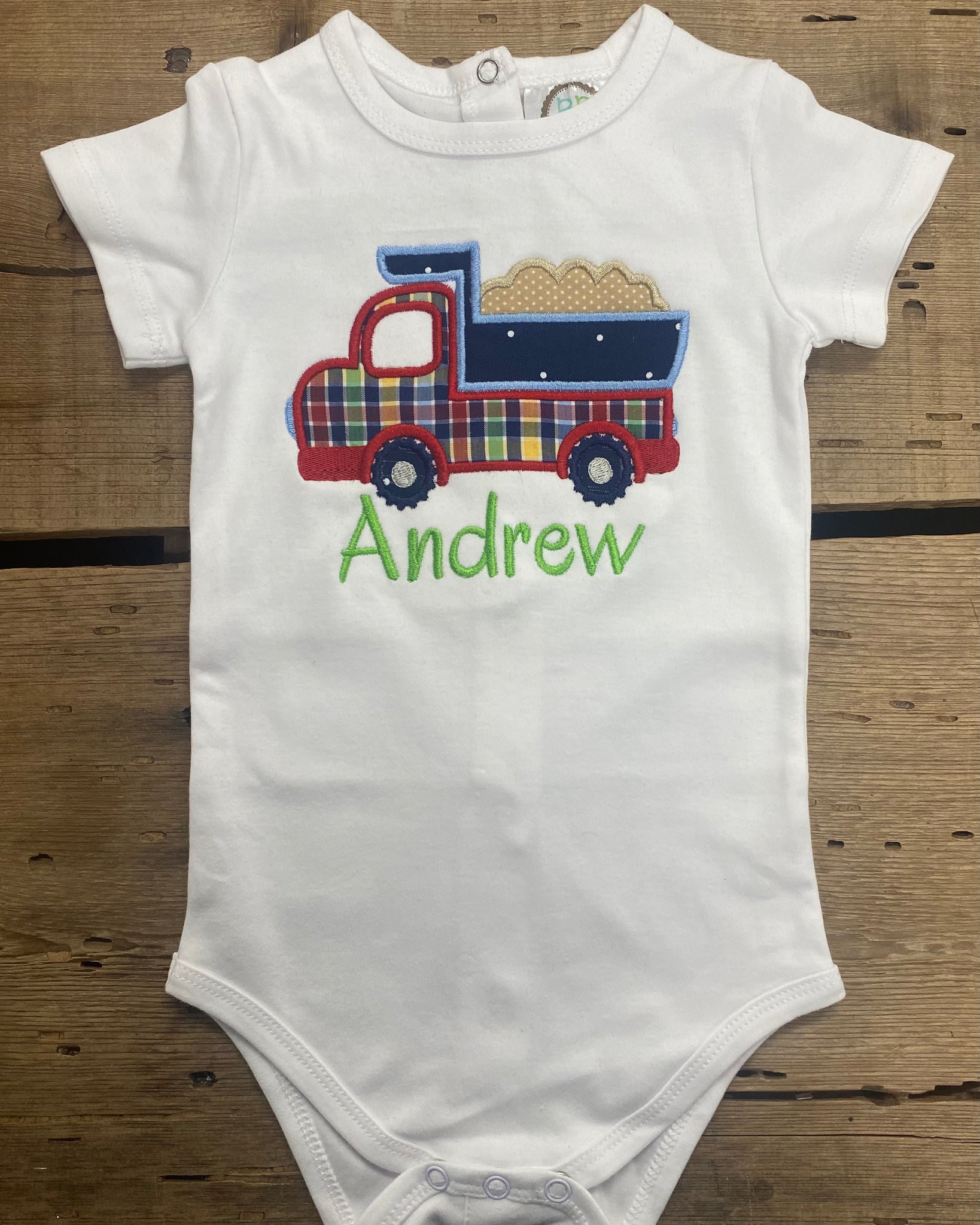 Andrew Truck Onesie