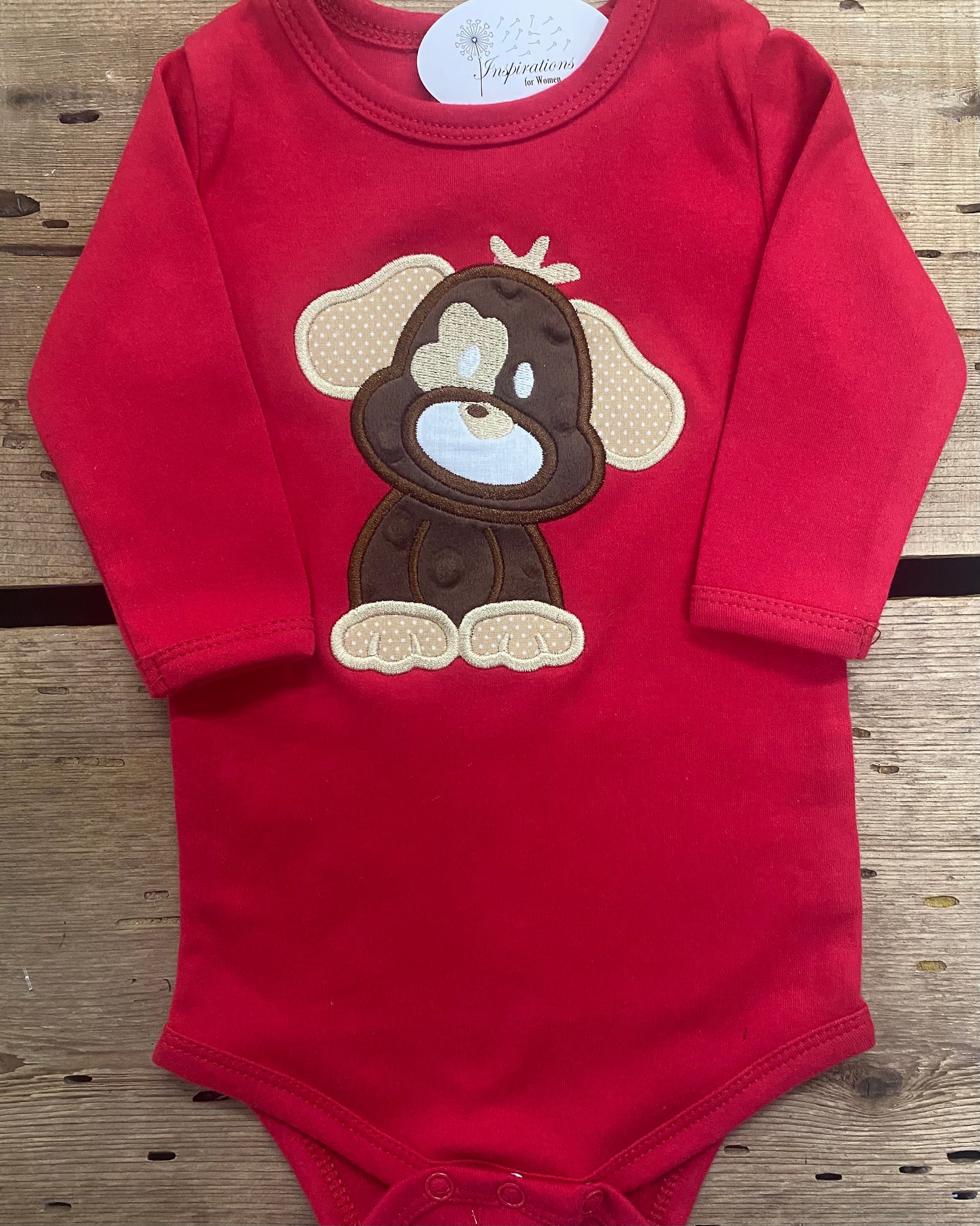 Puppy Long Sleeve Onesie