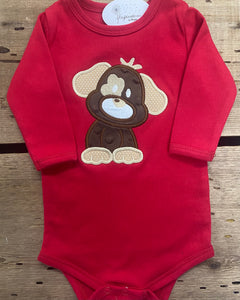 Puppy Long Sleeve Onesie