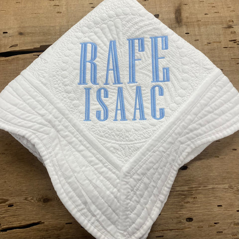 Rafe Isaac Baby Quilt