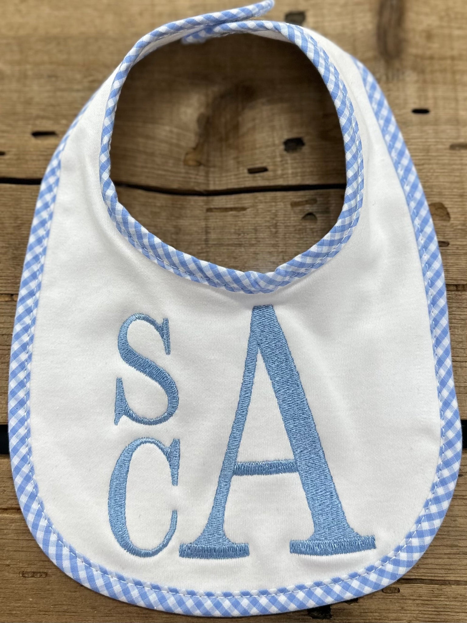 Monogram Baby Bib