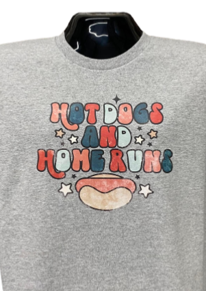 Hotdogs and Home Runs Short Sleeve Shirt
