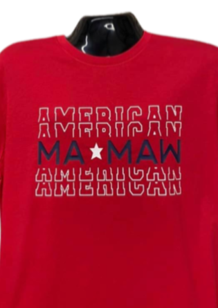 American Mamaw Short Sleeve Shirt