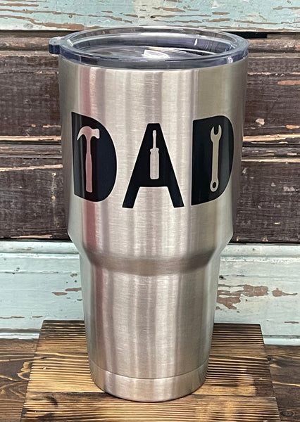 Dad Short Sleeve Shirt & Steel Mug Combo