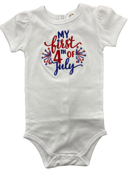 First 4th of July Baby Onesie